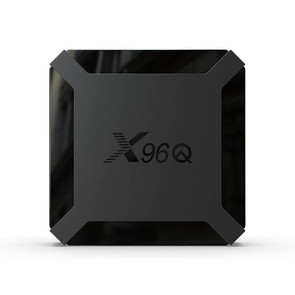 Boîtier TV X96Q 2Go RAM 16Go ROM Android 10.0 Puce Quad-Cœur Allwinner H313 WiFi 2,4G LAN 1000M USB Lecture 4K 60 ips H.265 HEVC Décodeur TV Multimédia