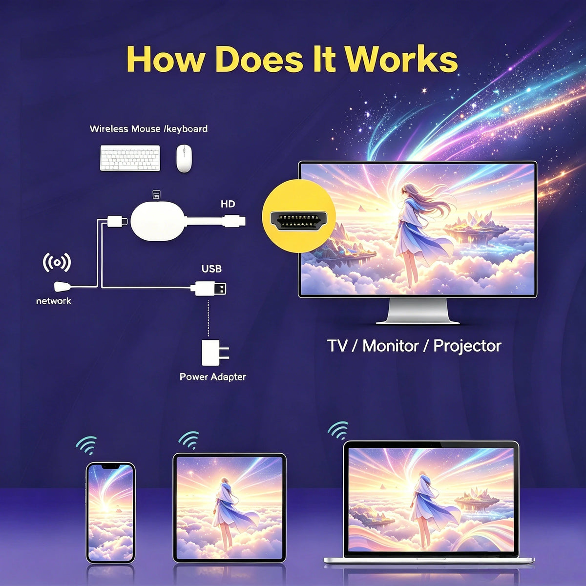 Clé TV Mortal Q2 Ultra BT5.X, version internationale, Android 14.0, Wi-Fi 6, streaming sans fil, HDMI, multilingue, Rockchip 3518