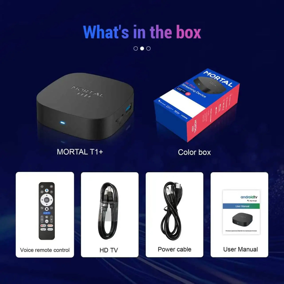 Boîtier TV intelligent 2026 Mortal T1+ Android 16 pour Home Cinéma, compatible RK3518, Bluetooth 5.4, Google Assistant, lecteur de streaming, WiFi 6