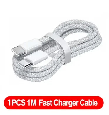 120W GaN 2‑Port USB‑C Wall Charger US/EU Plug PD Quick Power Adapter for iPhone Samsung Xiaomi Android Phone