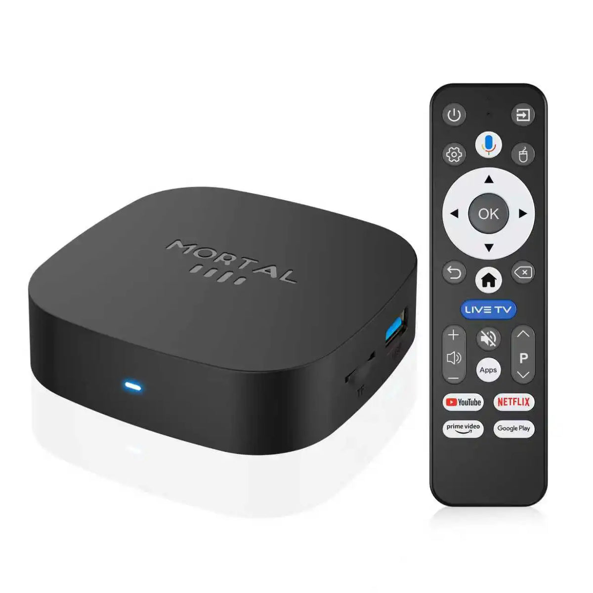 Boîtier TV intelligent 2026 Mortal T1+ Android 16 pour Home Cinéma, compatible RK3518, Bluetooth 5.4, Google Assistant, lecteur de streaming, WiFi 6